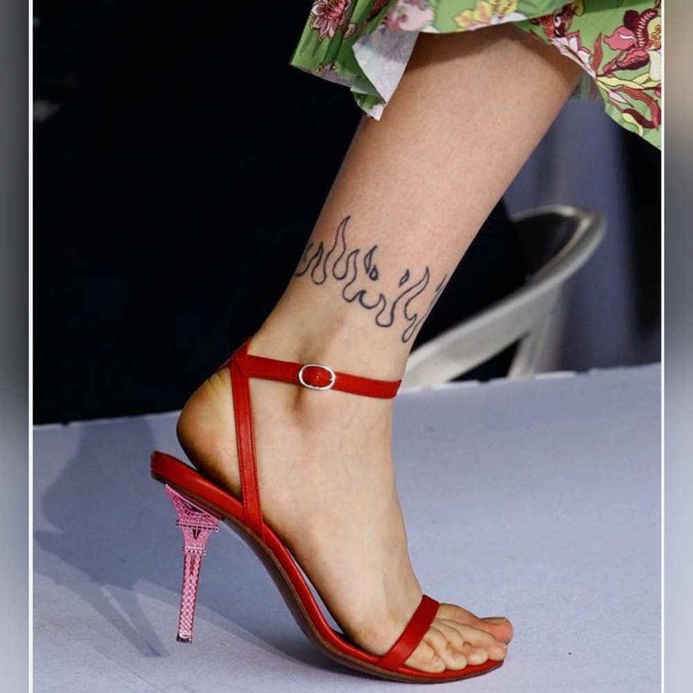 VETEMENTS Eiffel Tower Designer Sandals